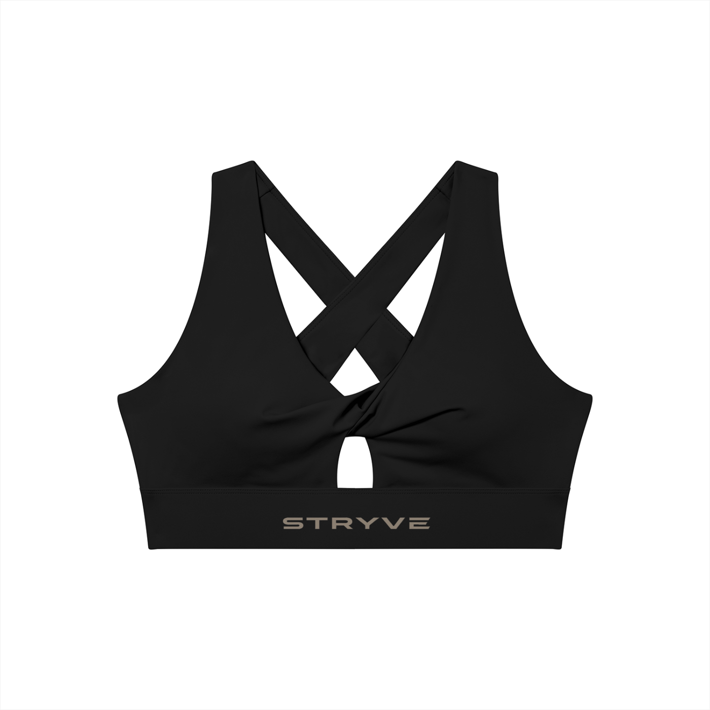 Women's Twist Front V-Neck Sports Bra