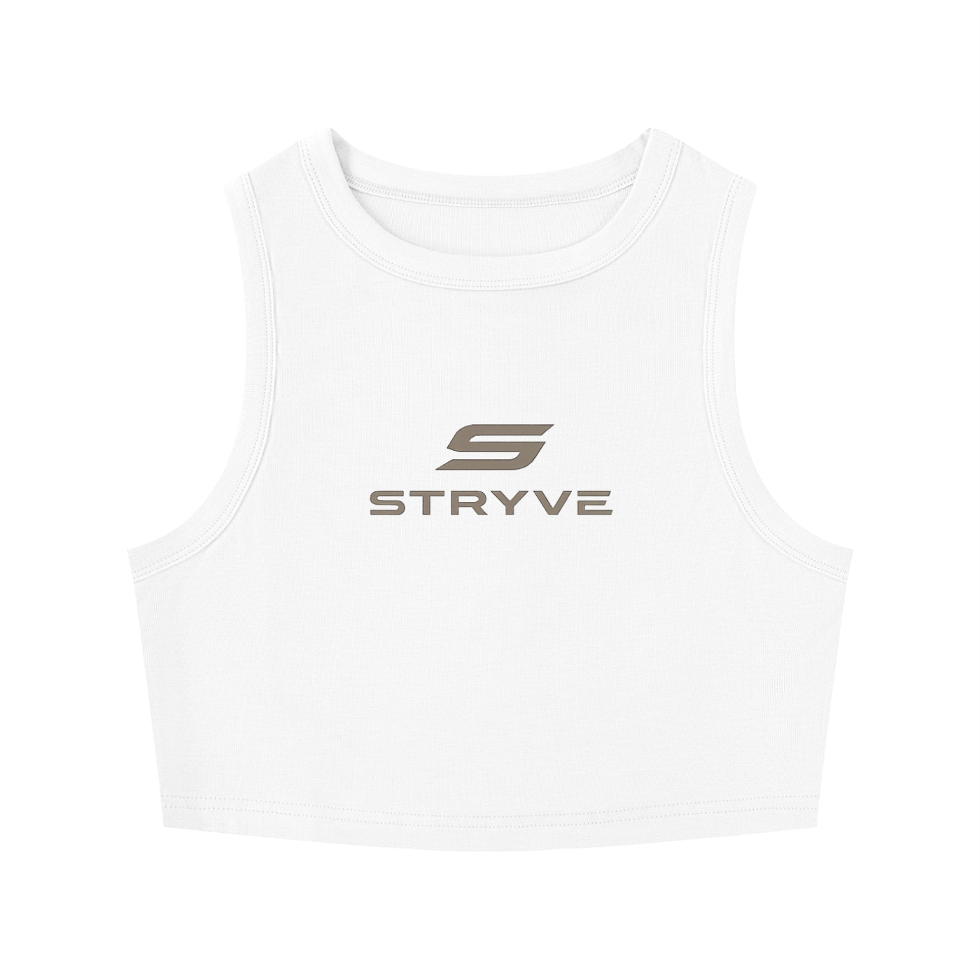 Women's Tight Crewneck Crop Tank Top