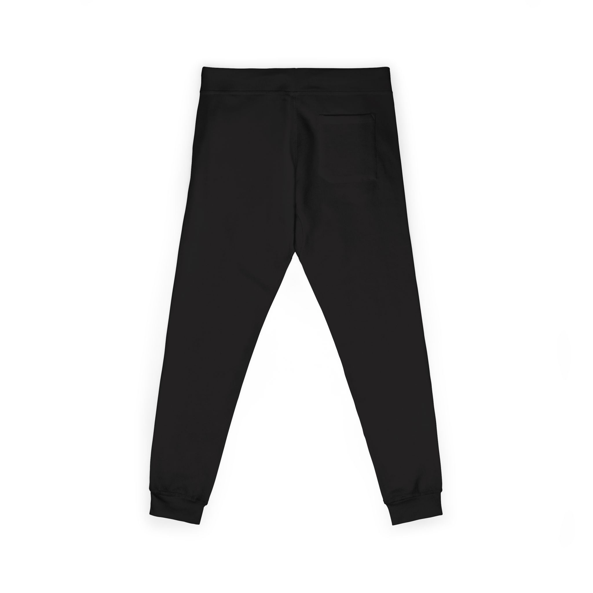 Embroidered Fleece Sweatpants — Minimal White Cozy Joggers