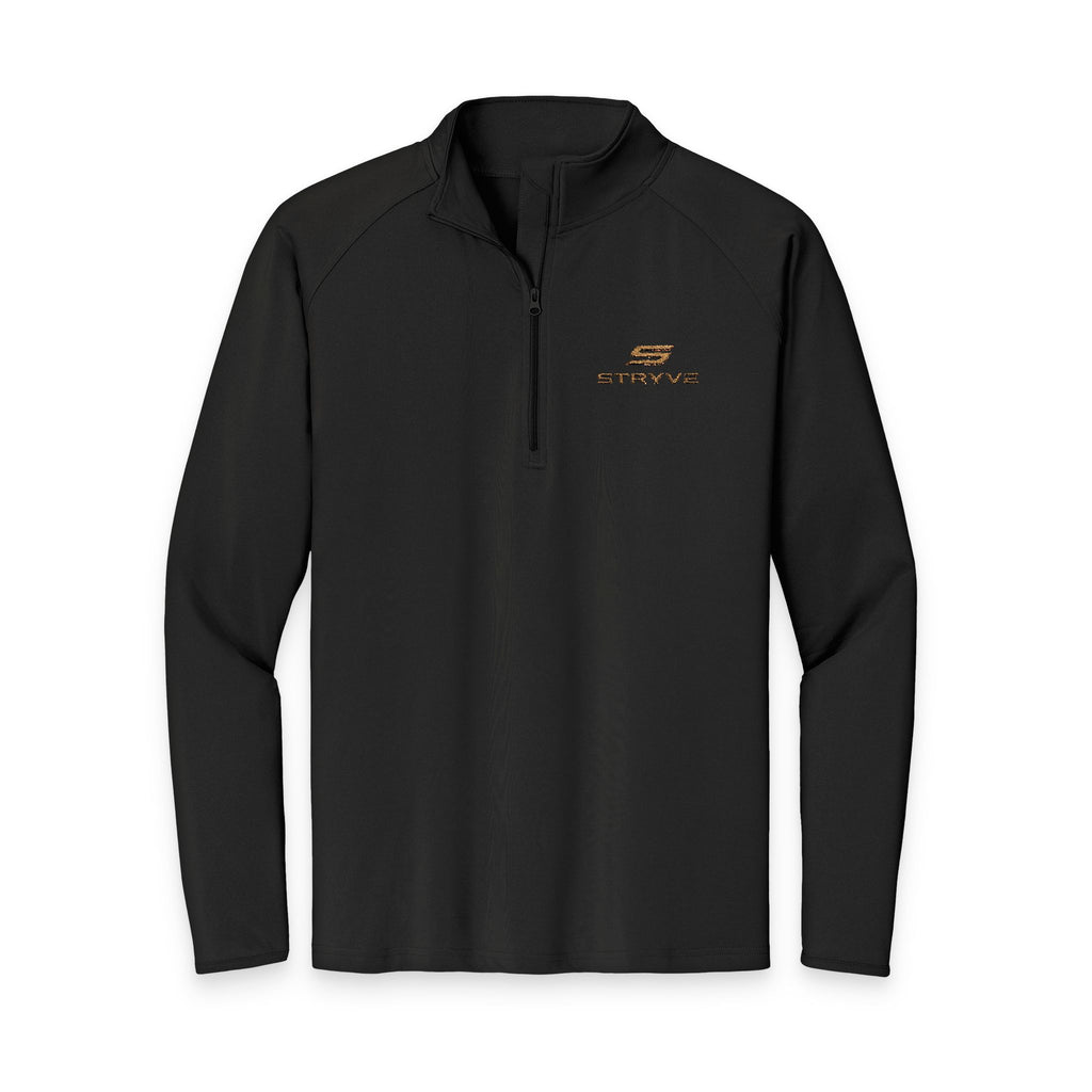 Embroidered Quarter-Zip Pullover — Men's Sport-Wick Stretch