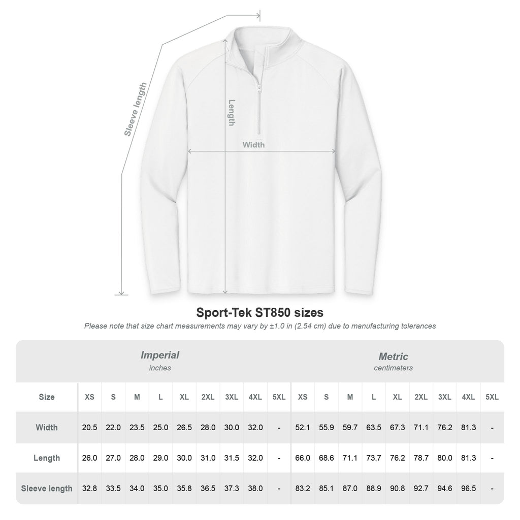 Embroidered Quarter-Zip Pullover — Men's Sport-Wick Stretch