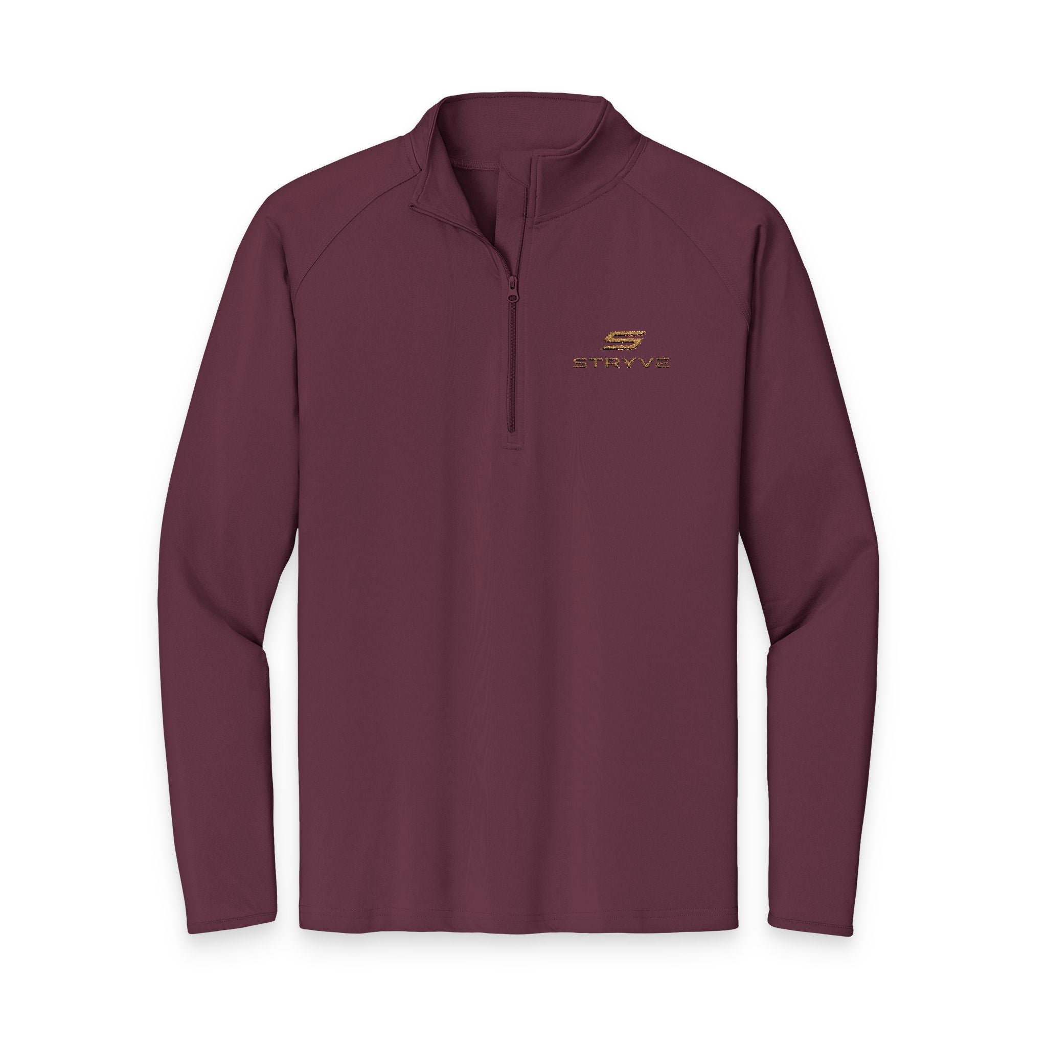 Embroidered Quarter-Zip Pullover — Men's Sport-Wick Stretch