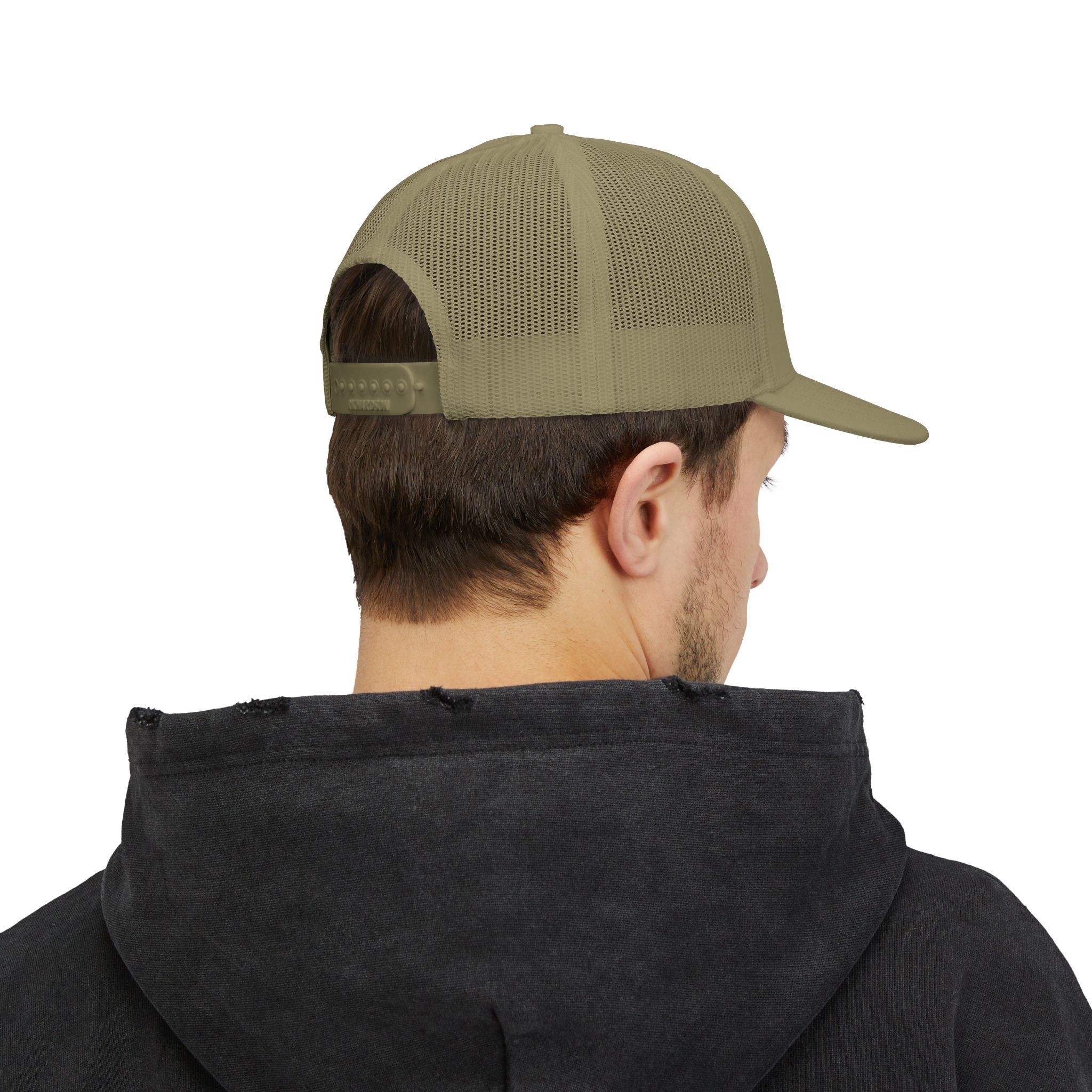 Stryve Gold Logo Snapback Trucker Cap