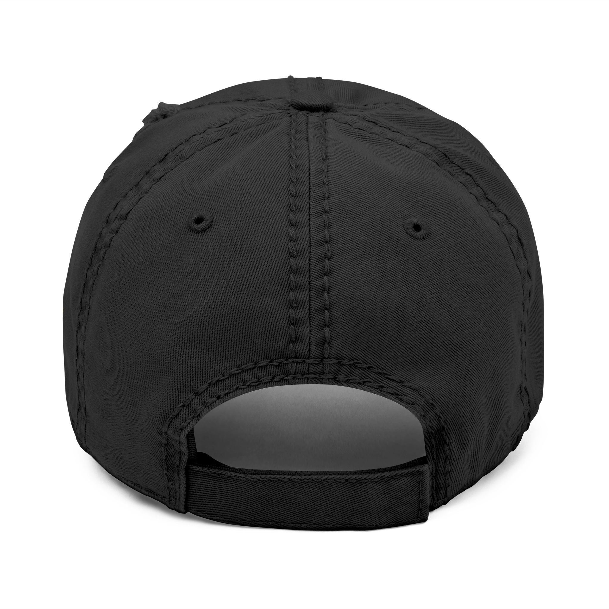 Distressed Embroidered 'STRYVE' Dad Hat — Vintage Washed Baseball Cap