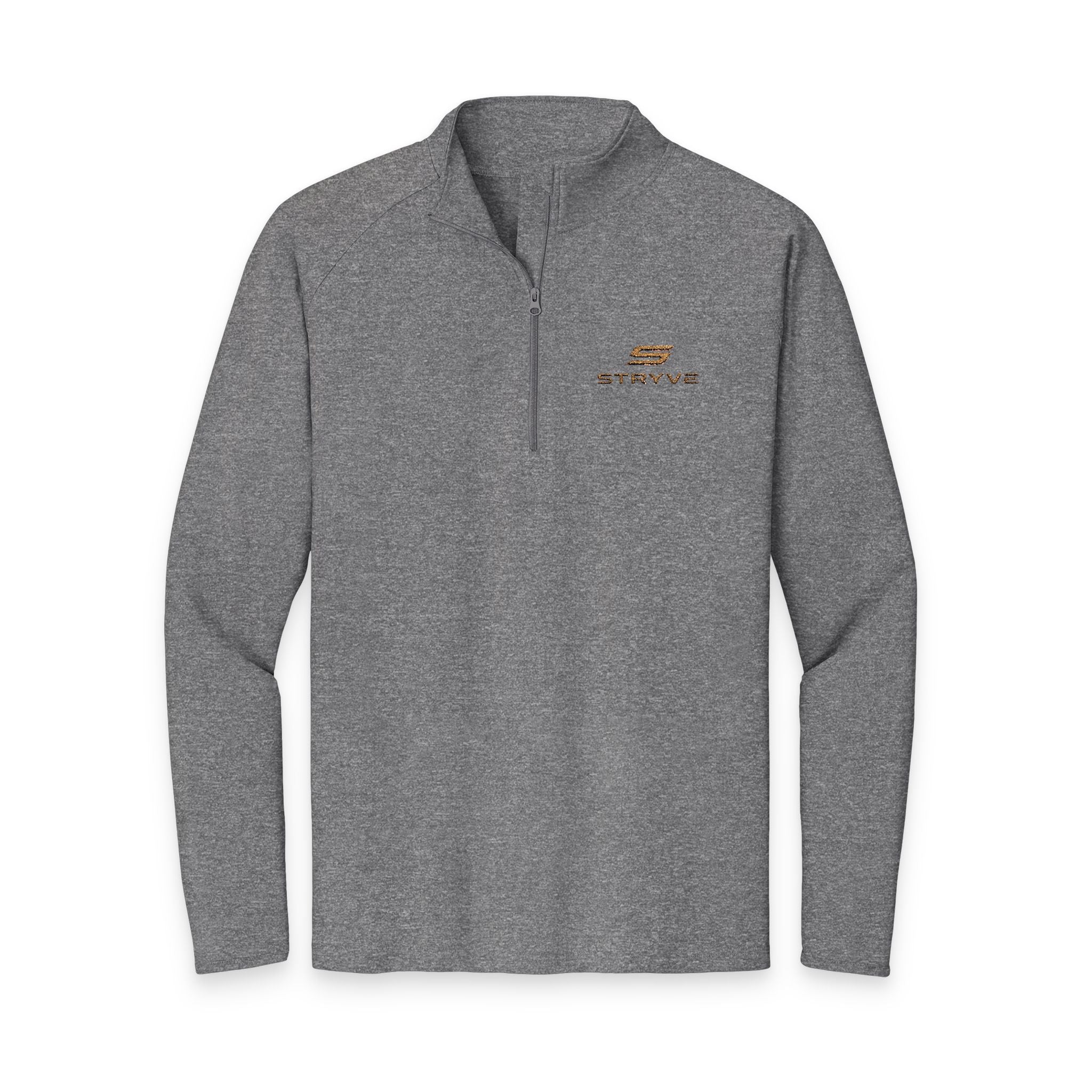 Embroidered Quarter-Zip Pullover — Men's Sport-Wick Stretch