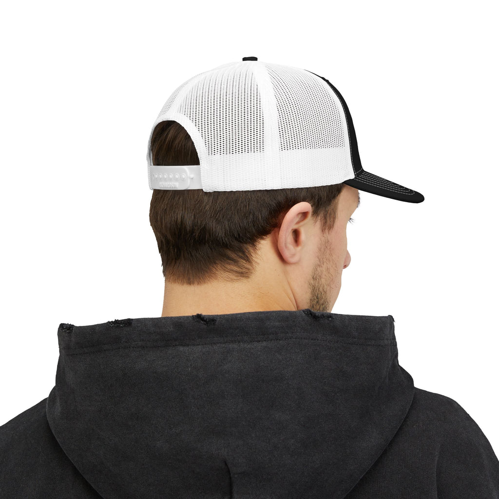 Stryve Gold Logo Snapback Trucker Cap