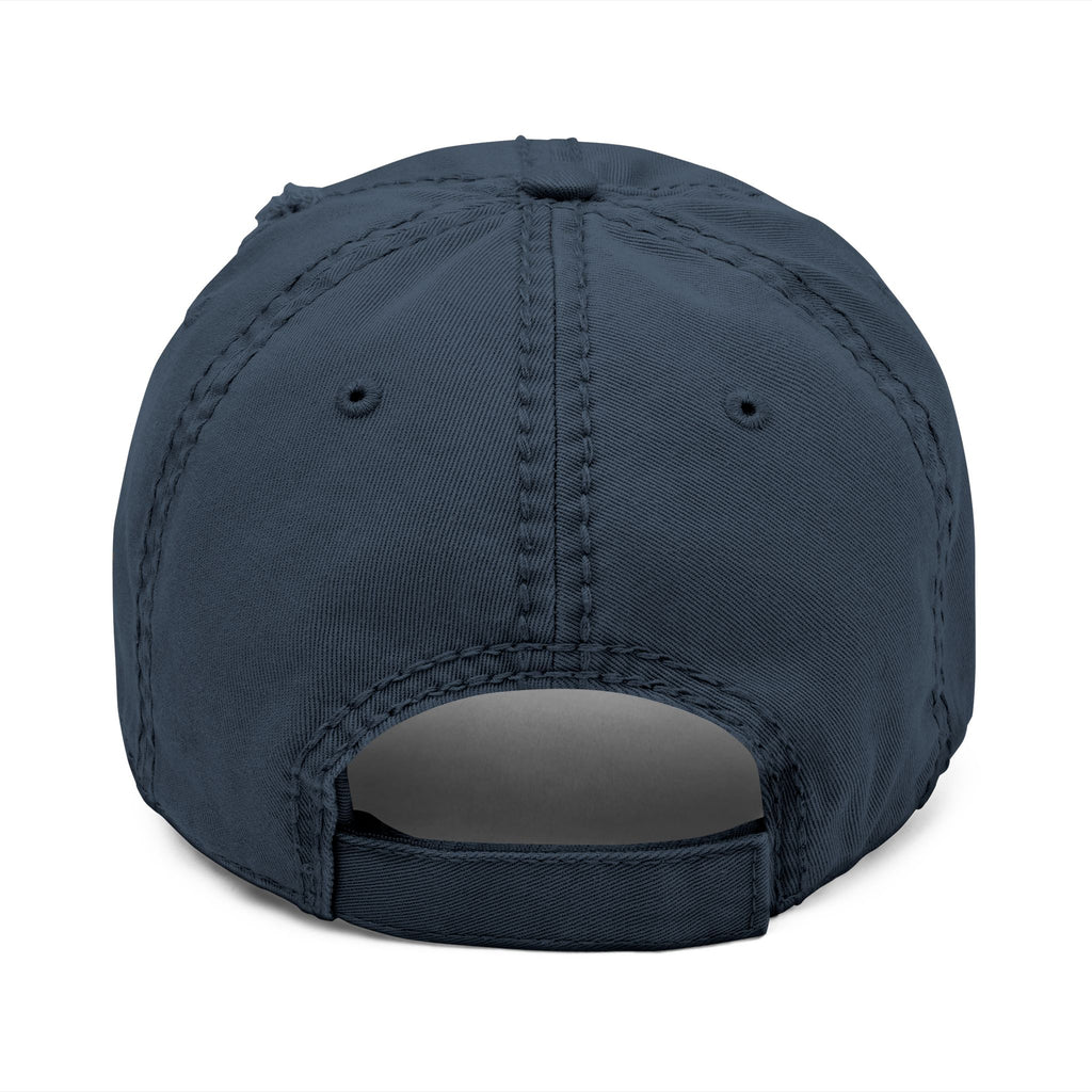 Distressed Embroidered 'STRYVE' Dad Hat — Vintage Washed Baseball Cap
