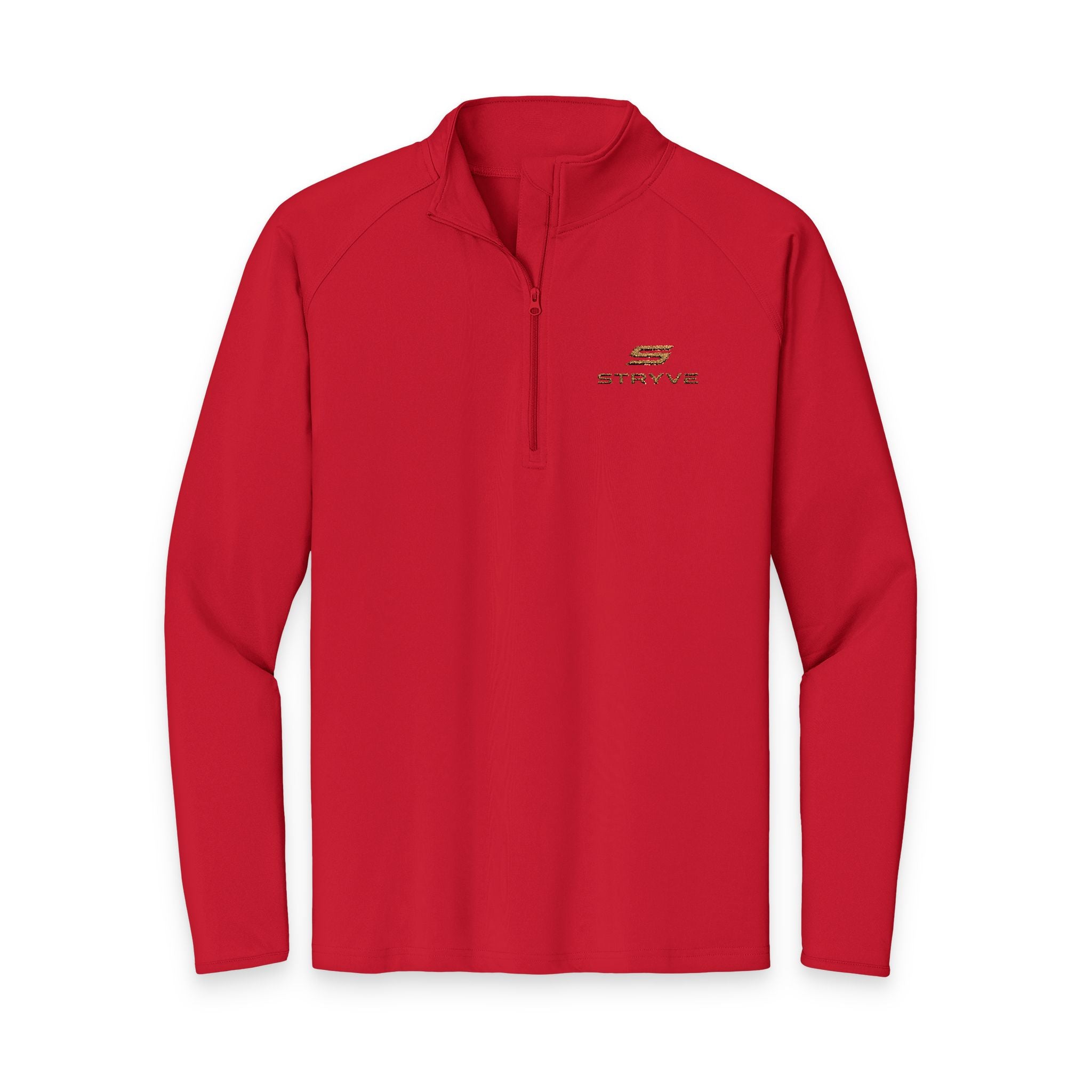Embroidered Quarter-Zip Pullover — Men's Sport-Wick Stretch