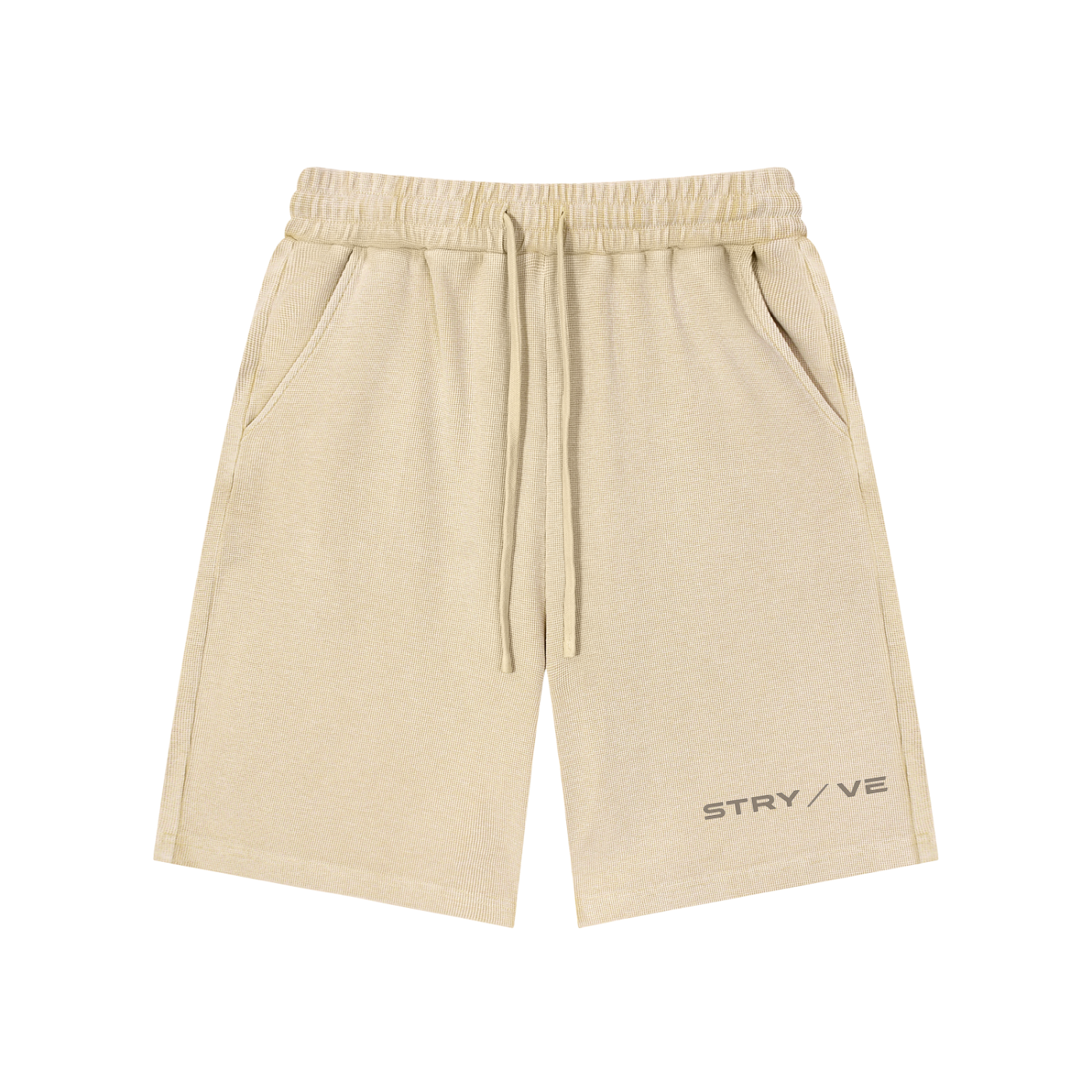 Mineral Wash Waffle Knit Shorts