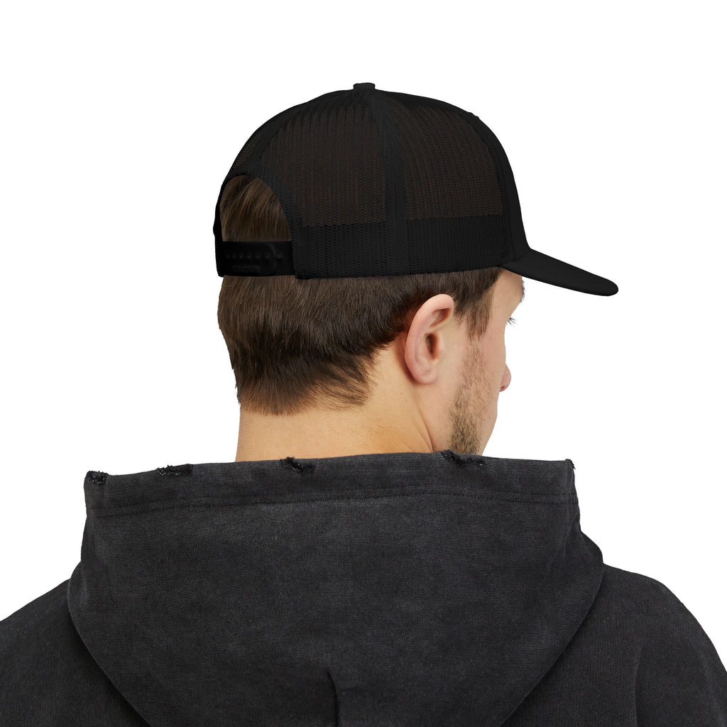 Stryve Gold Logo Snapback Trucker Cap