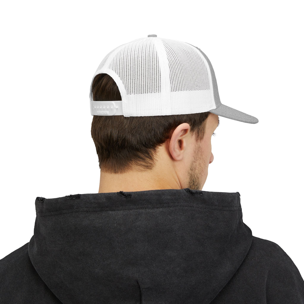 Stryve Gold Logo Snapback Trucker Cap
