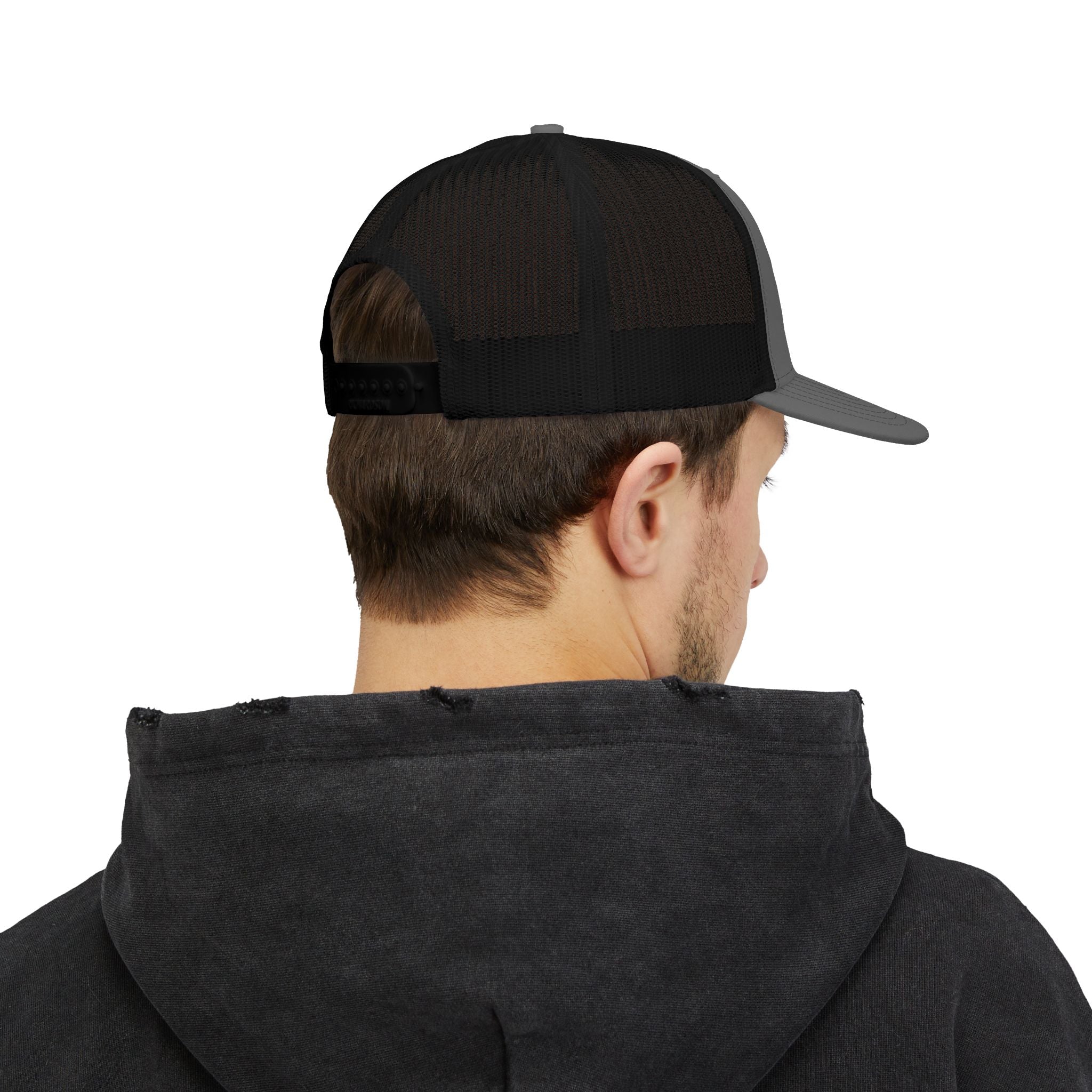 Stryve Gold Logo Snapback Trucker Cap