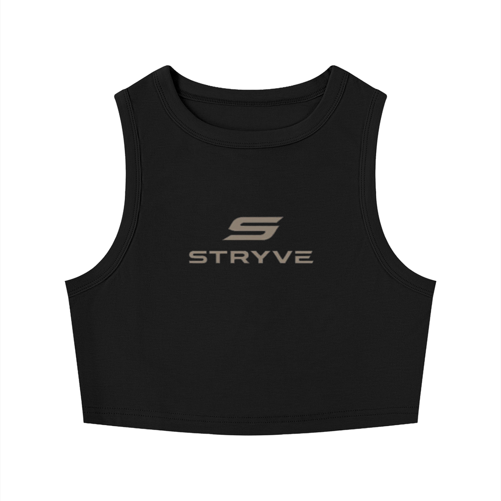 Women's Tight Crewneck Crop Tank Top