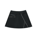 High-Waist Pocketed A-Line Skirt