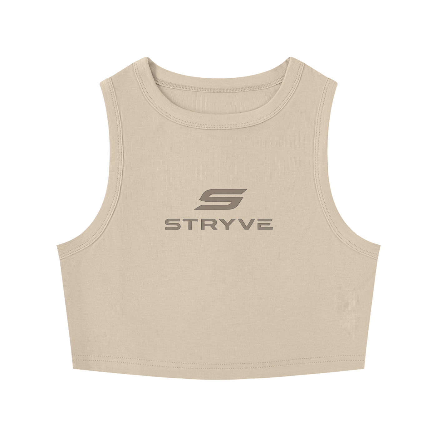 Women's Tight Crewneck Crop Tank Top