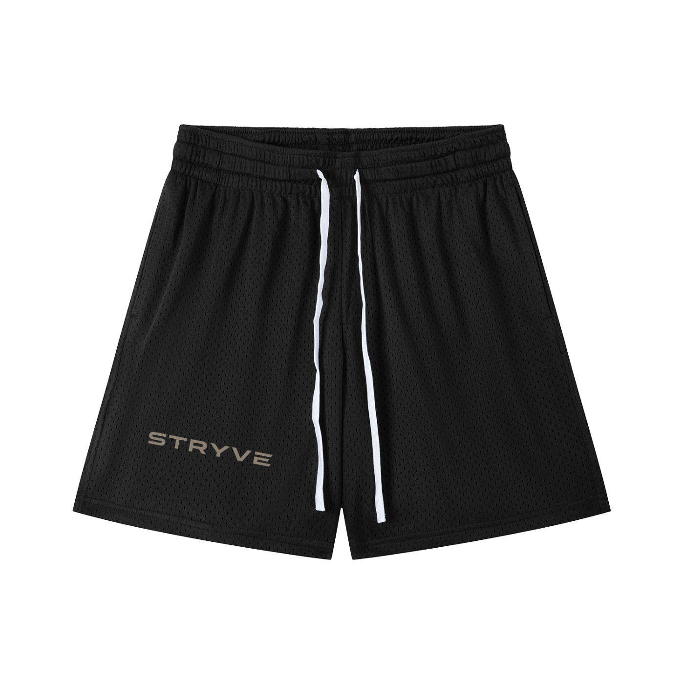 Mesh Drawstring Shorts