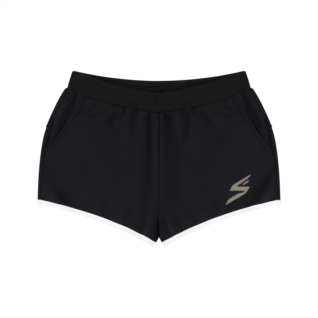 Women's Retro Contrast Binding Shorts