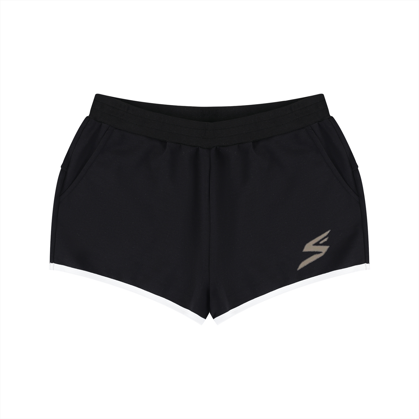 Women's Retro Contrast Binding Shorts