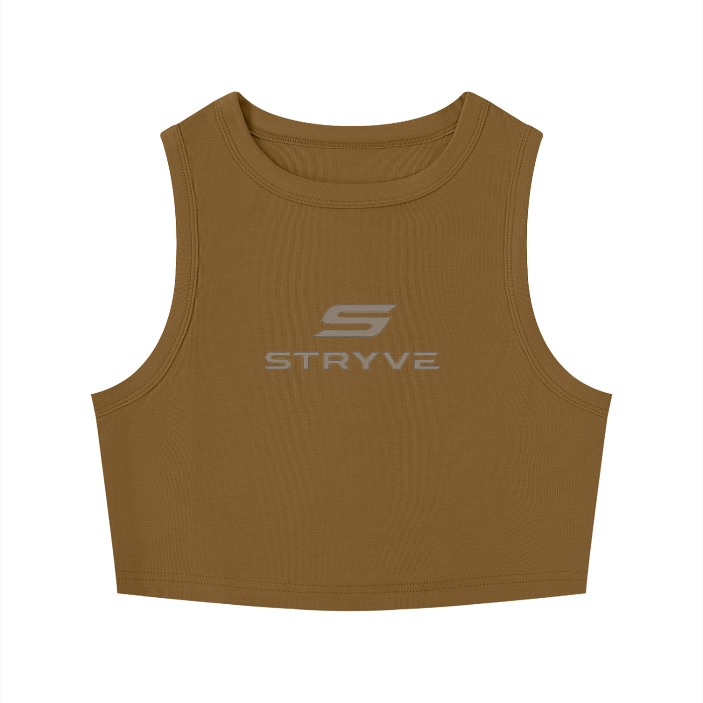 Women's Tight Crewneck Crop Tank Top