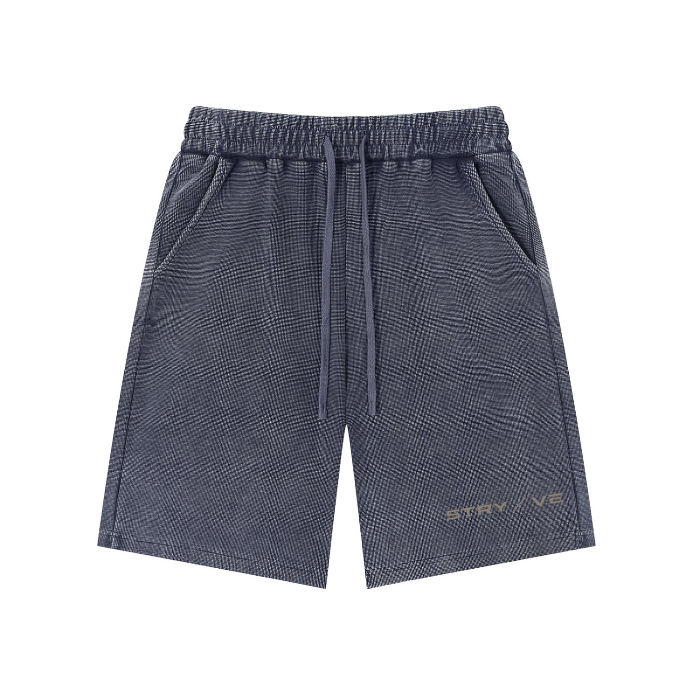 Mineral Wash Waffle Knit Shorts